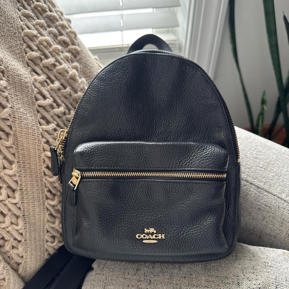 Coach Mini Court leather backpack